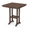 Farmhouse Trestle 37 Bar Table Mahogany