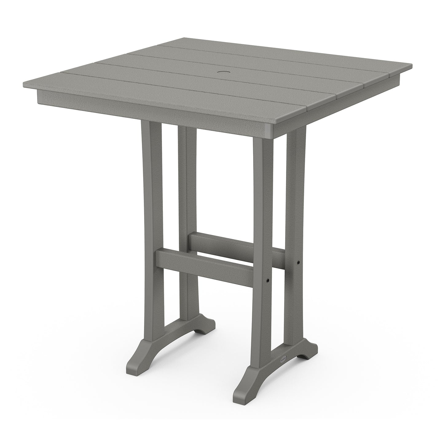 Farmhouse Trestle 37 Bar Table Slate Gray, image 4