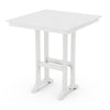 Farmhouse Trestle 37 Bar Table White