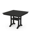 Farmhouse Trestle 37 Dining Table Black