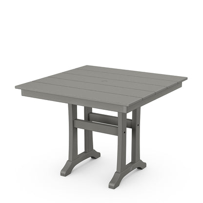 
                  Farmhouse Trestle 37 Dining Table Grey - Image 5
                