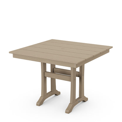 
                  Farmhouse Trestle 37 Dining Table Vintage Sahara - Image 9
                