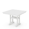 Farmhouse Trestle 37 Dining Table White