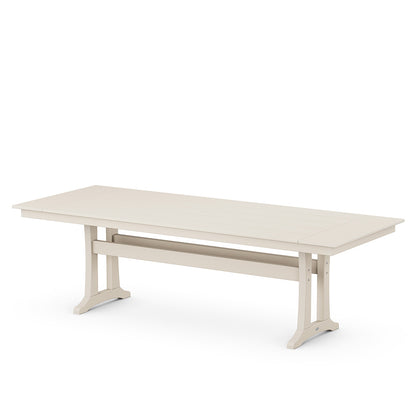 
                  Farmhouse Trestle 38x96 Dining Table Sand - Image 7
                