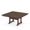 Farmhouse Trestle 59 Dining Table Mahogany