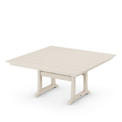 
                  Farmhouse Trestle 59 Dining Table Sand - Image 7
                