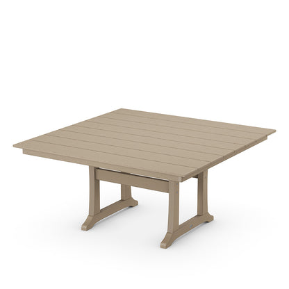 
                  Farmhouse Trestle 59 Dining Table Vintage Sahara - Image 9
                