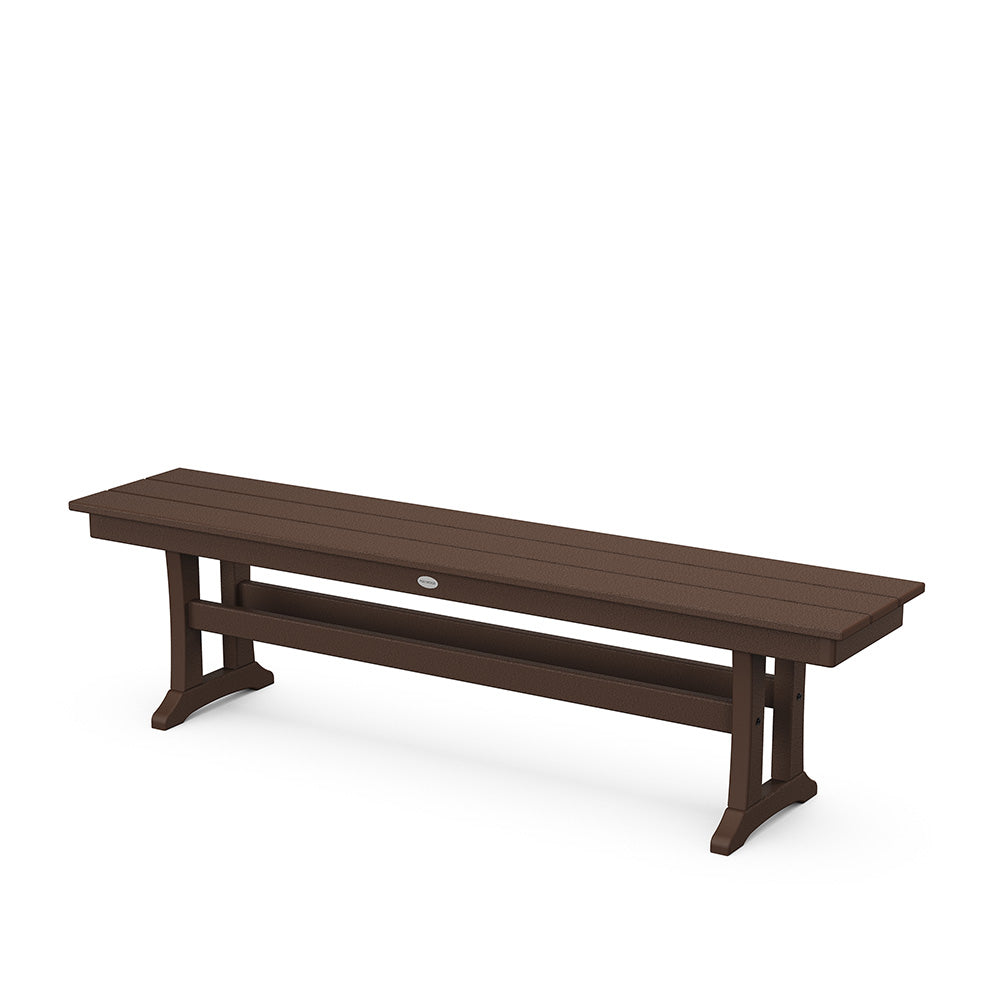 Farmhouse Trestle 65" Bench, image 4