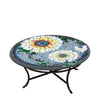 Florasol Round Coffee Table Espresso Frame