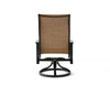 Georgetown Sling Swivel Dining Chair Back View