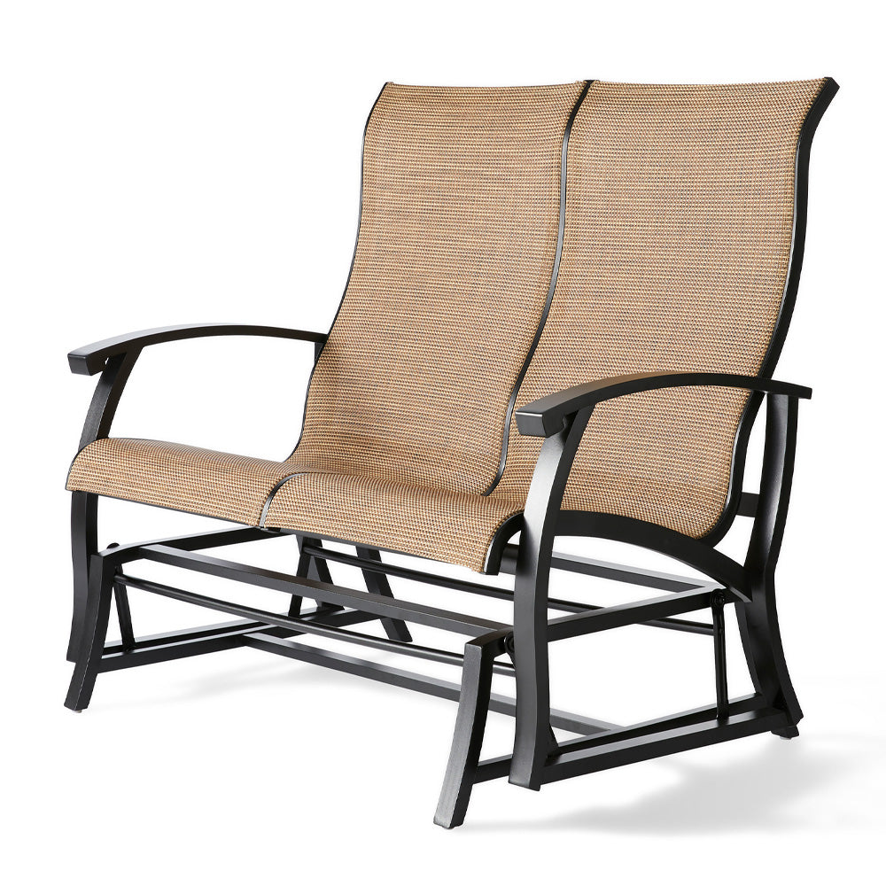 Georgetown Sling Love Seat Glider by Mallin | Aluminum Gliders | Today ...