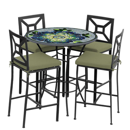 
                  Giovella 42d Hight Dining w Milano Bar Chairs BK CIL - Image 22
                