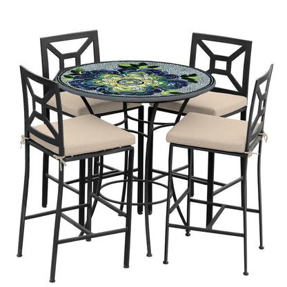 
                  Giovella 42d Hight Dining w Milano Bar Chairs BK HB - Image 21
                