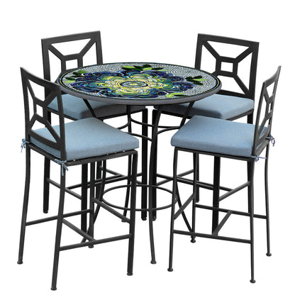 
                  Giovella 42d Hight Dining w Milano Bar Chairs BK SPA - Image 24
                