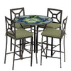 Giovella 42d Hight Dining w Milano Bar Chairs ESP CIL