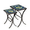 Giovella Nesting Table Set Espresso Frame