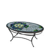 Giovella Oval Coffee Table Black Frame