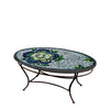 Giovella Oval Coffee Table Espresso Frame