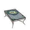 Giovella Rec Coffee Table Pewter Frame