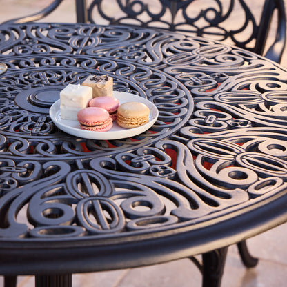 
                  30" Round Tuscany Pedestal Bar Table - Image 3
                