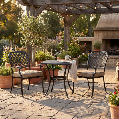 
                  Heritage 26" Square Cafe Dining Table - Image 3
                