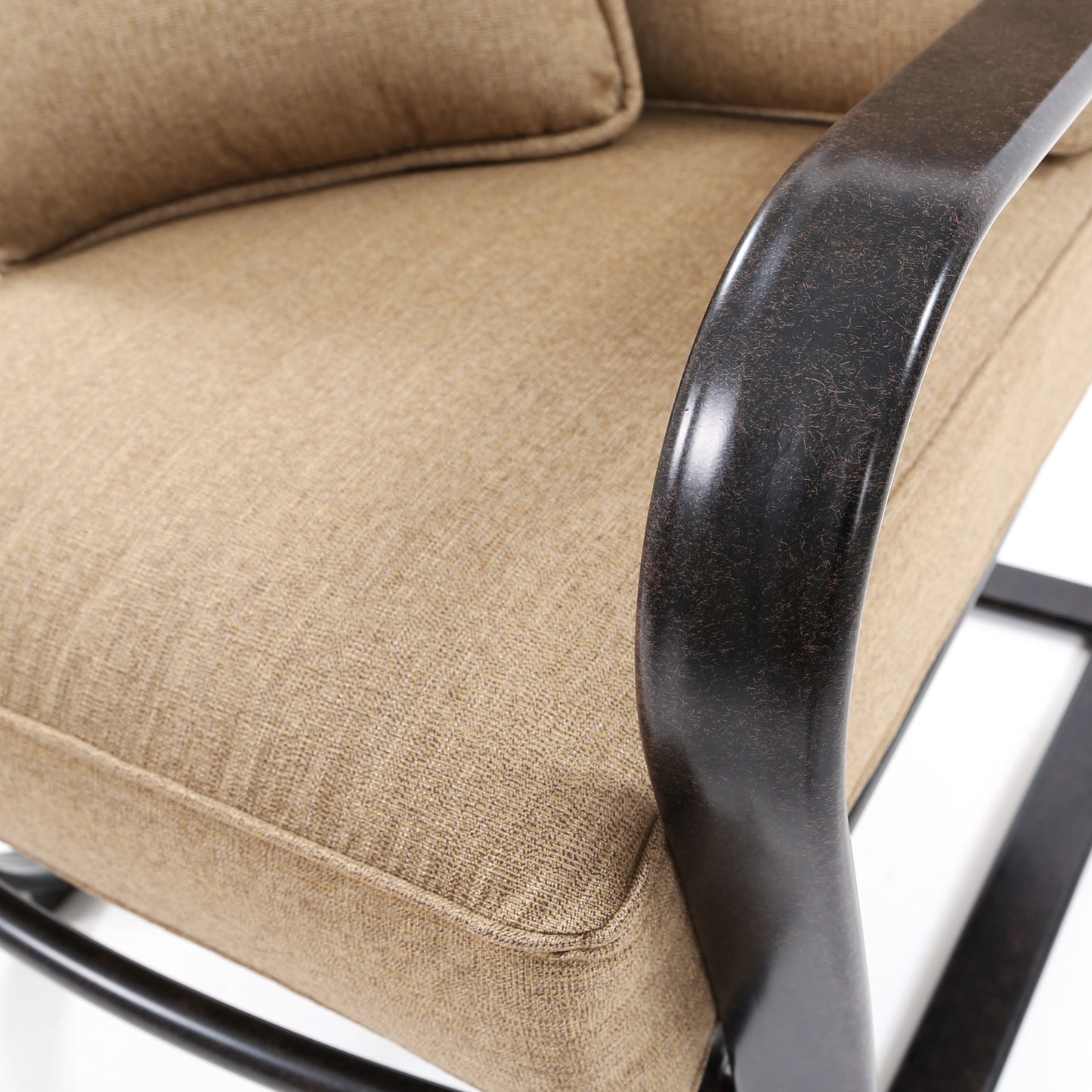 Heritage Spring Club Chair with Aged Bronze Finish, image 3