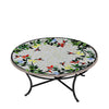 Hummingbird Round Coffee Table Black Frame