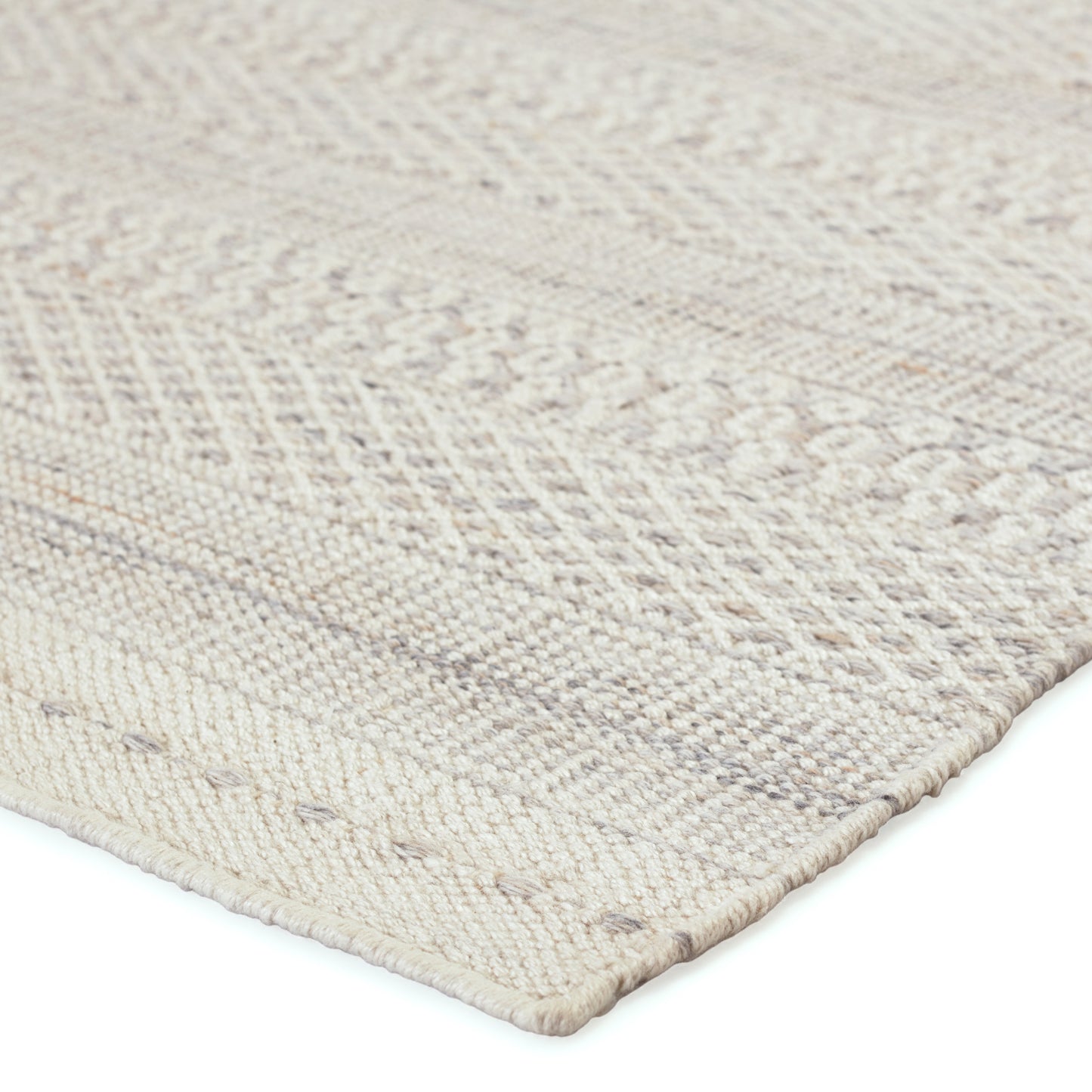 Jaipur Living Lenna Tribal Cream Light Gray Area Rug Penrose PNR05 Detail, image 2