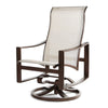 Kenzo Sling High Back Swivel Dining Chair