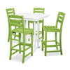 La Casa Cafe 5 Piece Bar Set Lime