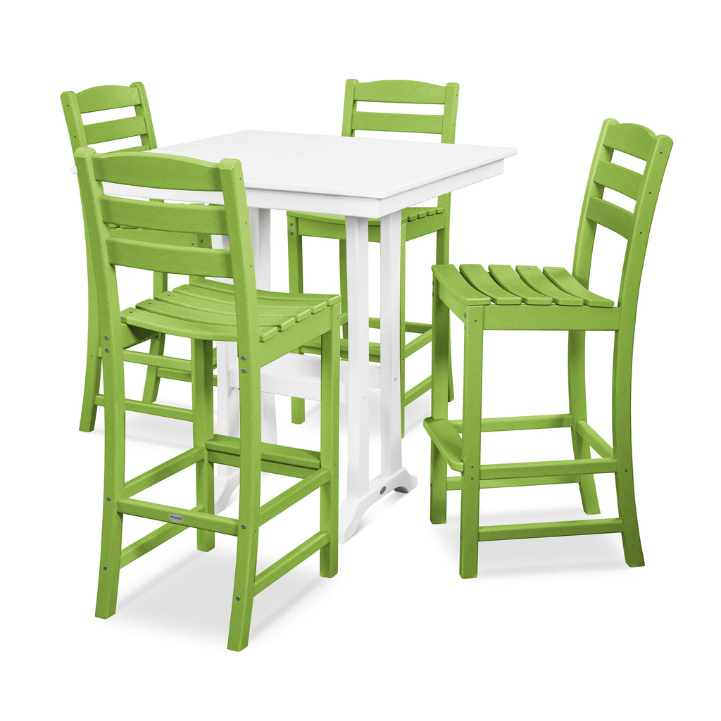 La Casa Cafe 5 Piece Bar Set Lime