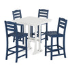 La Casa Cafe 5 Piece Bar Set Navy