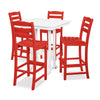 La Casa Cafe 5 Piece Bar Set Sunset Red