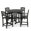 La Casa Cafe 5 Piece Counter Set Black