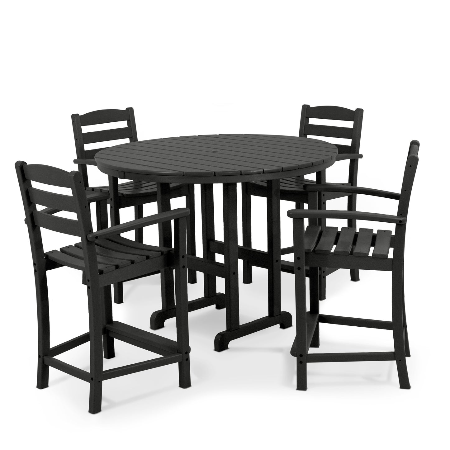 La Casa Cafe 5 Piece Counter Set Black, image 3