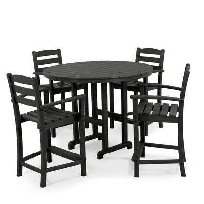 
                  La Casa Cafe 5 Piece Counter Set Black - Image 4
                