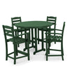 La Casa Cafe 5 Piece Counter Set Green