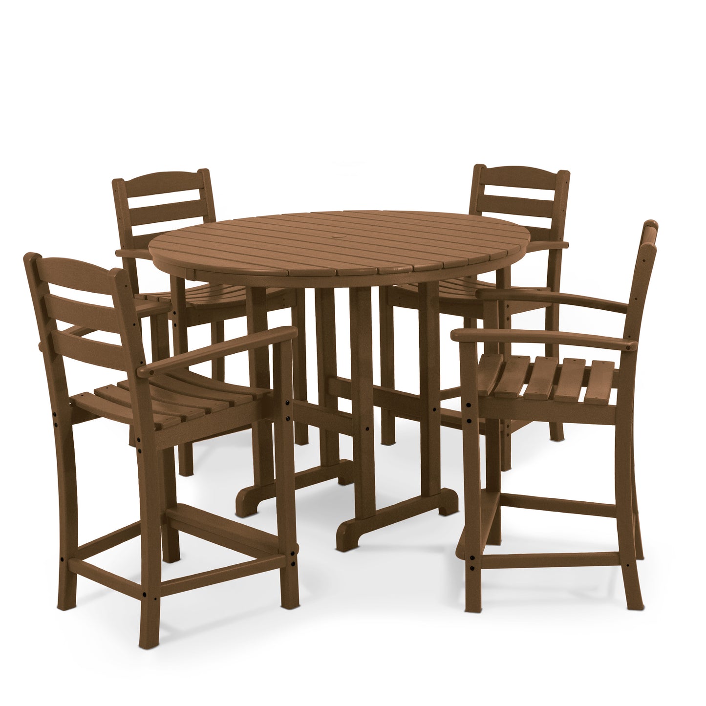 La Casa Cafe 5 Piece Counter Set Teak, image 14