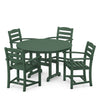 La Casa Cafe 5 Piece Dining Set Green