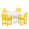 La Casa Cafe 5 Piece Dining Set Lemon