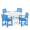 La Casa Cafe 5 Piece Dining Set Pacific Blue