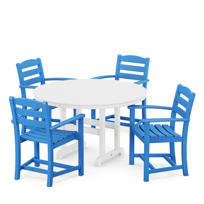 
                  La Casa Cafe 5 Piece Dining Set Pacific Blue - Image 14
                