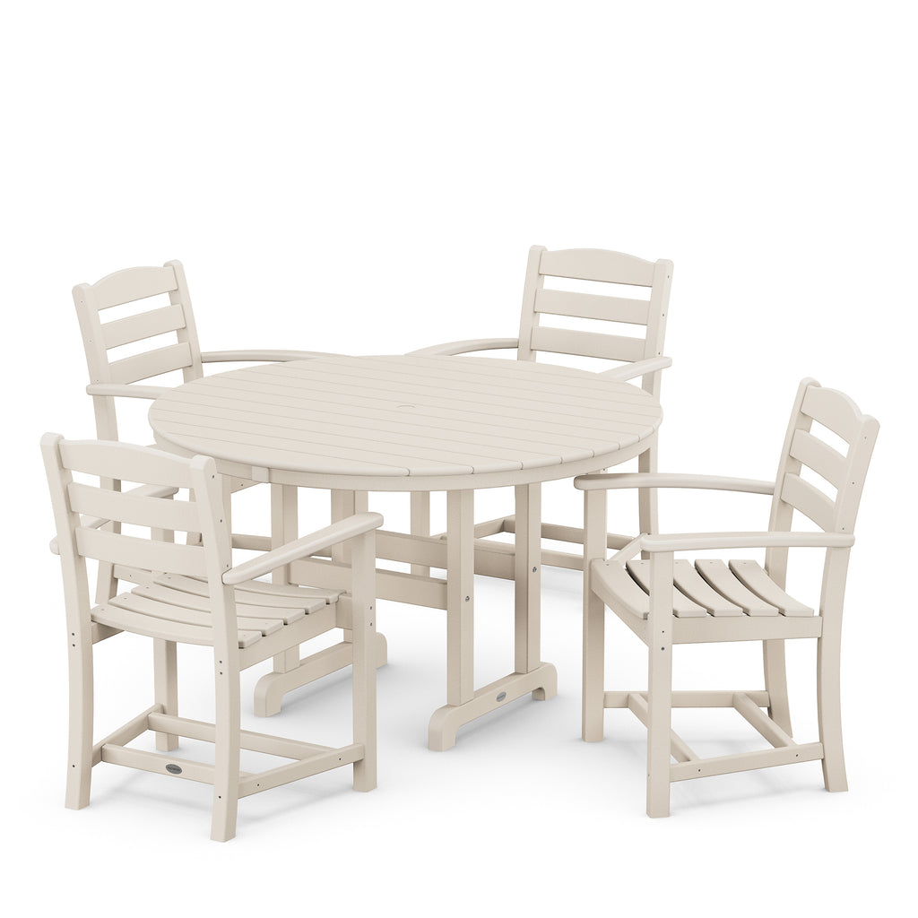 La Casa Cafe 5 Piece Dining Set Sand