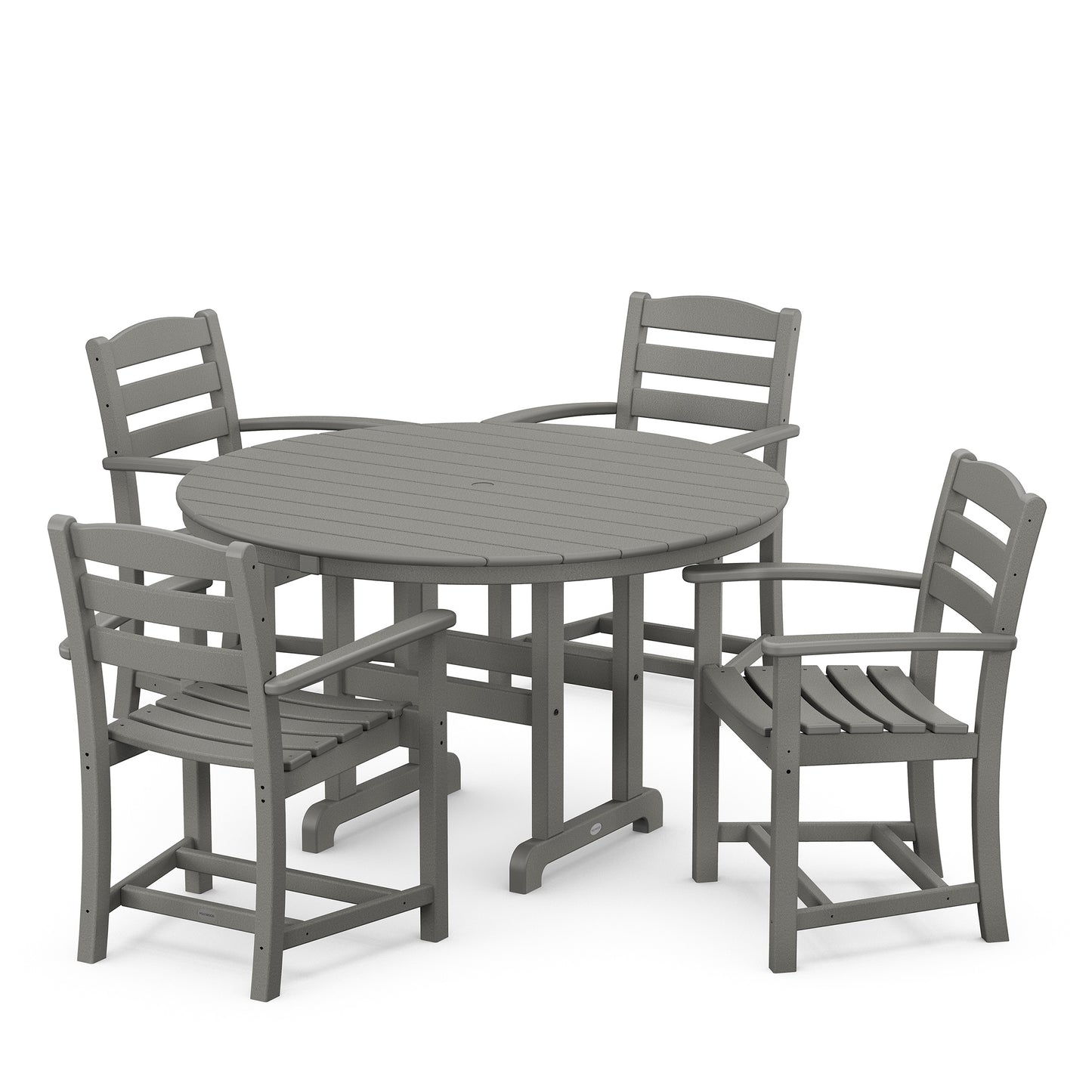 La Casa Cafe 5 Piece Dining Set Slate Gray, image 15