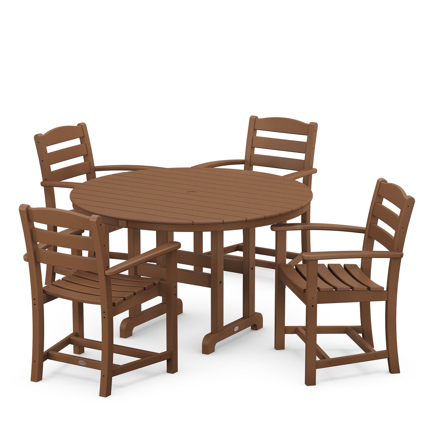 La Casa Cafe 5 Piece Dining Set Teak, image 18