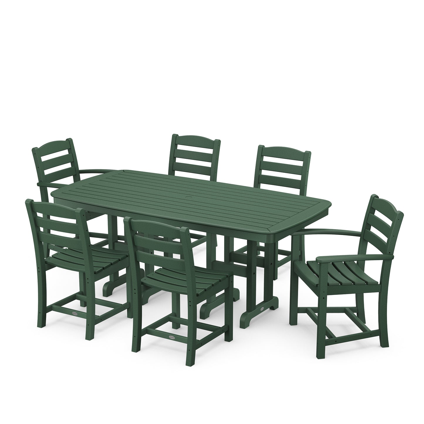 La Casa Cafe 7 Piece Dining Set Green, image 4