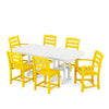 La Casa Cafe 7 Piece Dining Set Lemon