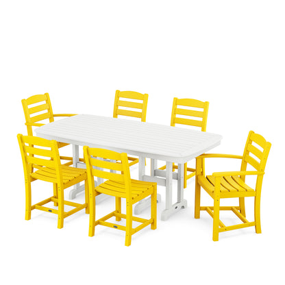 
                  La Casa Cafe 7 Piece Dining Set Lemon - Image 6
                