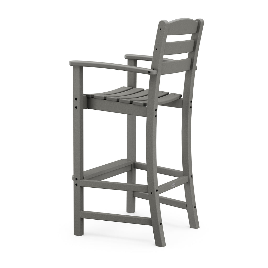 La Casa Cafe Bar Arm Chair Slate Gray Back