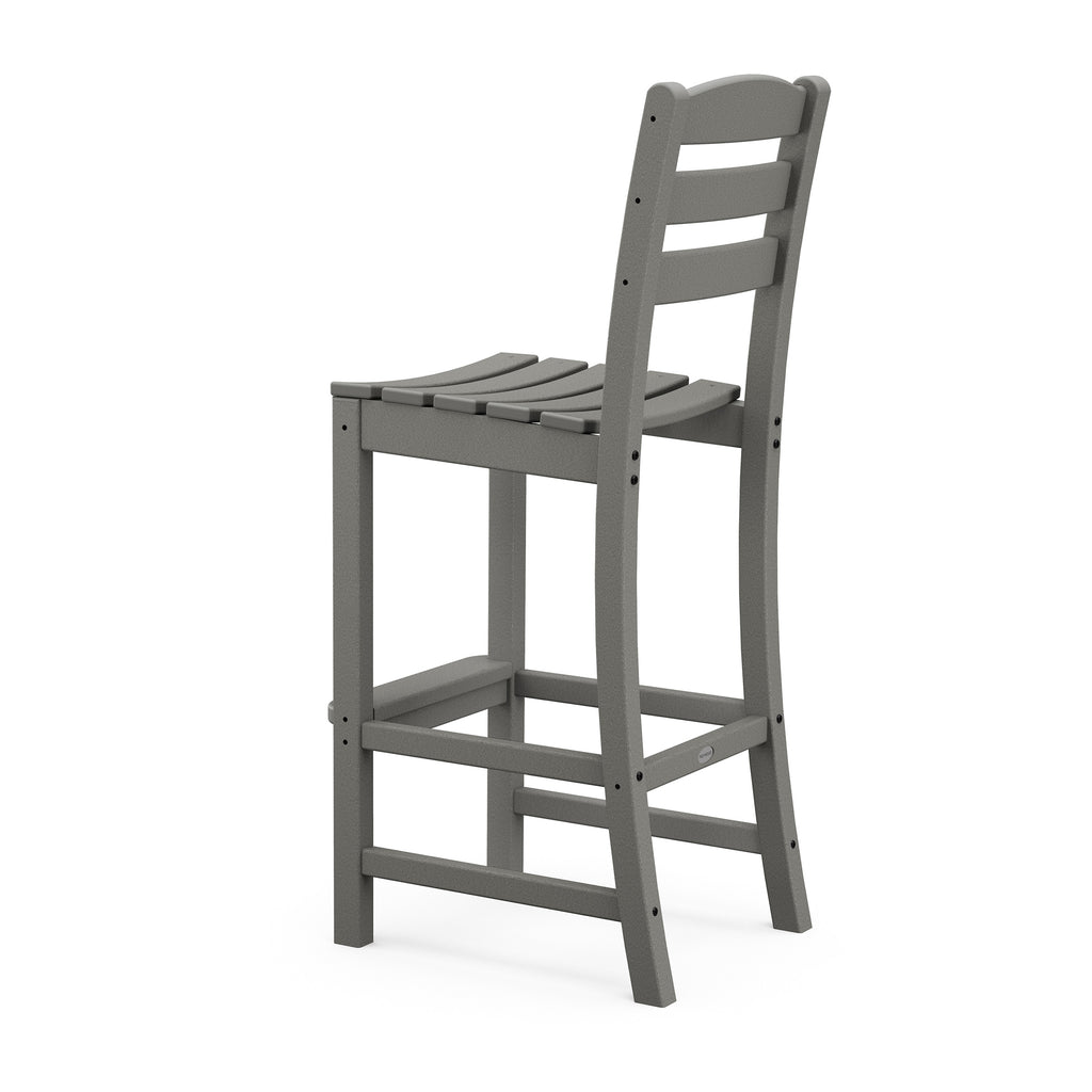 La Casa Cafe Bar Side Chair Slate Gray Back